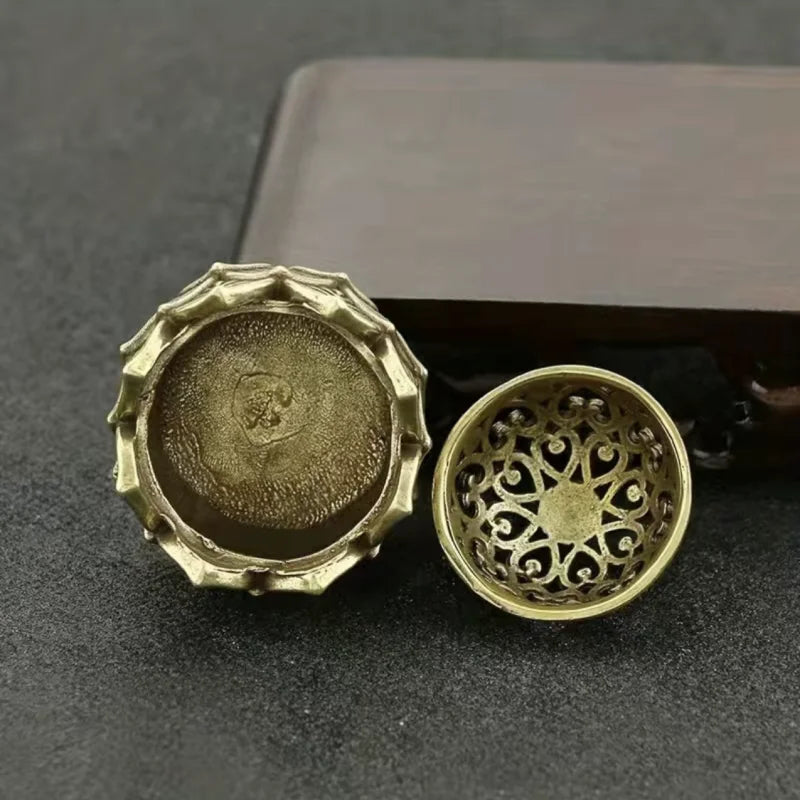 Lotus Incense Holder | Mini Asian Style Cone Burner Zen Decor Gift additional angle