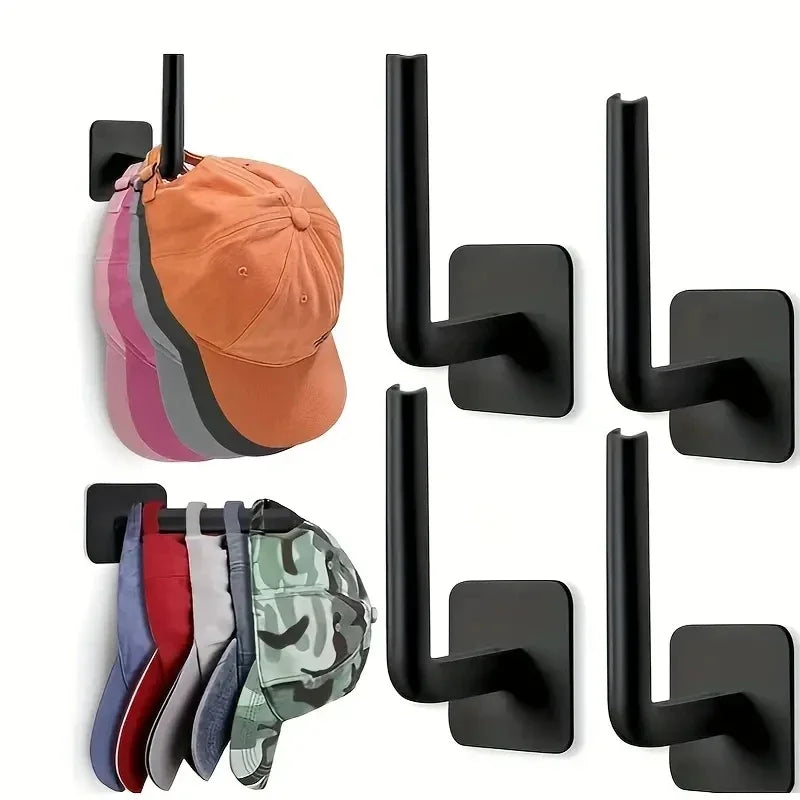 No Drilling Hat Rack for Wall - Baseball Cap Hanger Organizer, Over Door Handle Stora alternate view