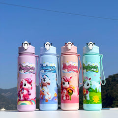 A Unicorn Straw Cup, Cute and Portable, with a Large Capacity, Especially Suitable for School Use, S
