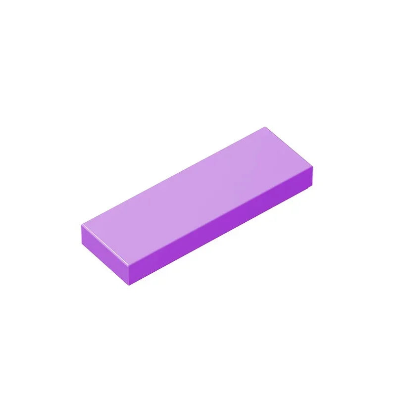 Gobricks GDS-562 Tile 1 x 3 Building Blocks | Compatible with Lego 63864 alternate view