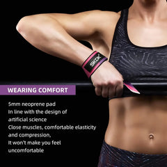 Adjustable Weightlifting Wrist Straps | Non-Slip Gym Lifting Support Bands detail view
