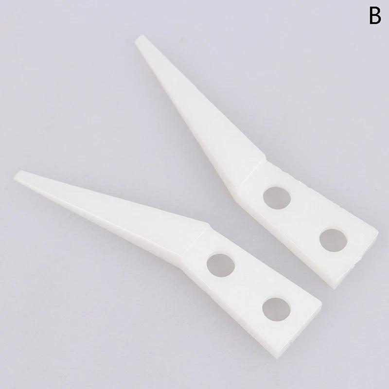 Anti-static Ceramic Tweezers Set | 2pcs Straight and Curved Tip for Electronics Repai alternate view