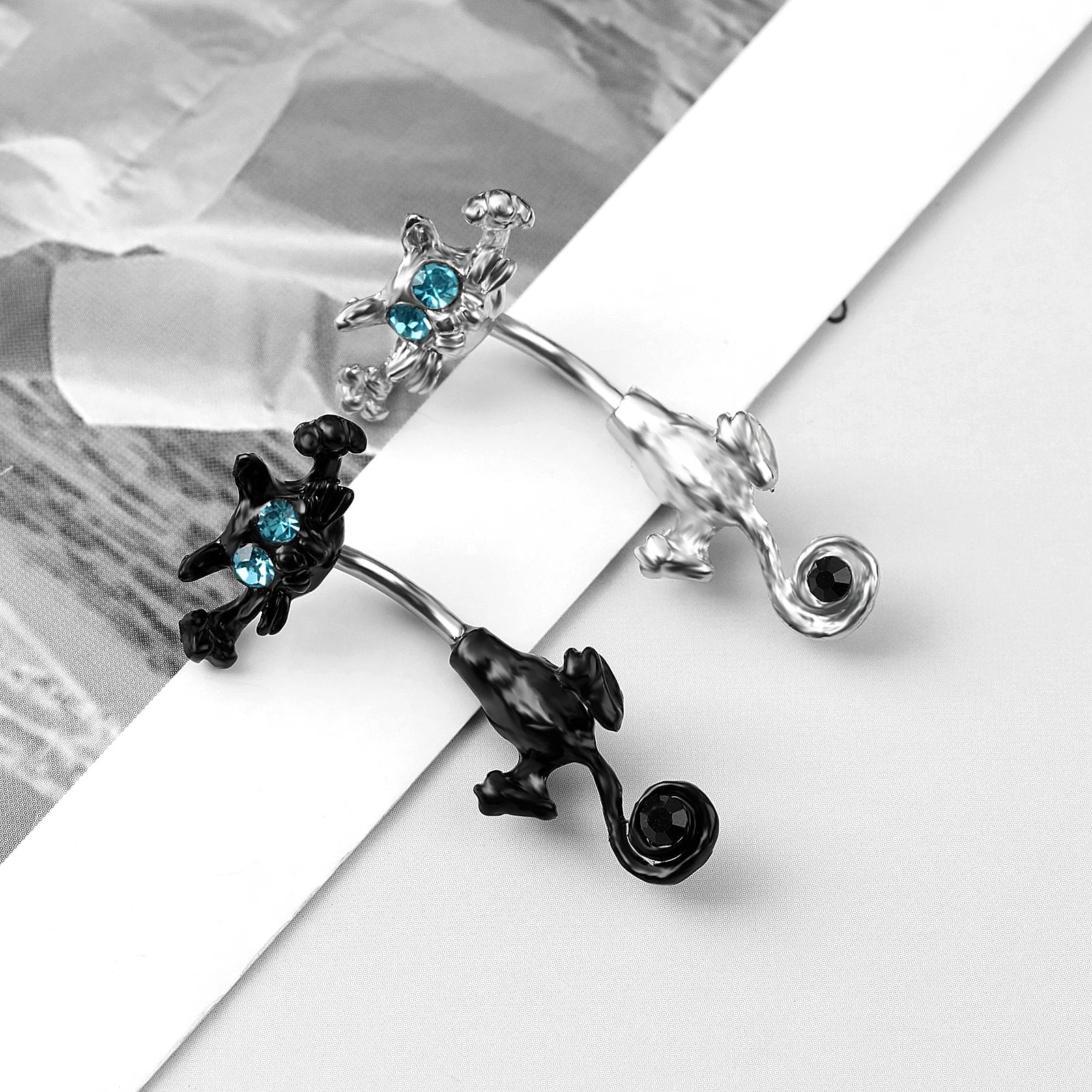 1PC Creativity Belly Button Ring Navel Piercing Ring 316L Surgical Steel Piercing Car lifestyle view