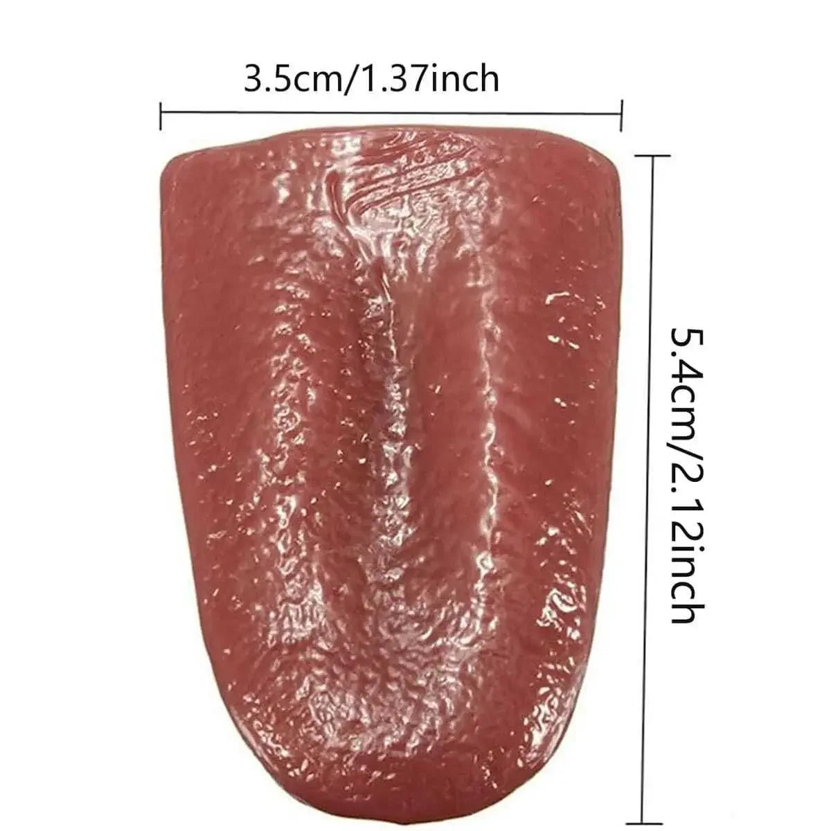 1PC-Hot Horror Funny Tricks Whole Person False Simulation Rubber Tongue Prank Maker additional angle