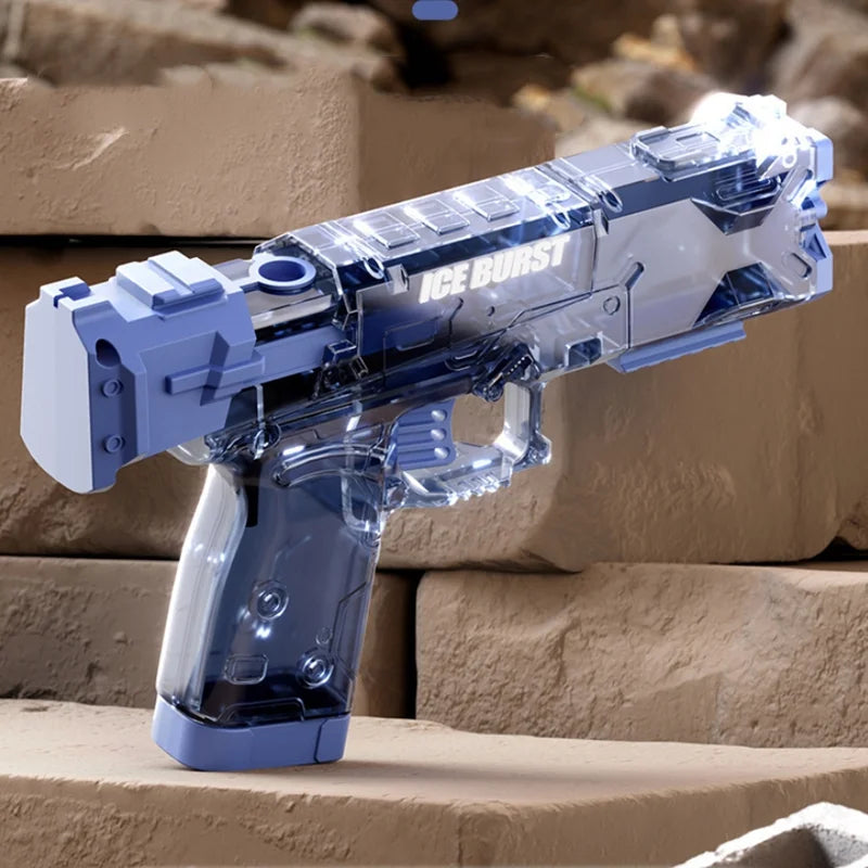 Manual Water Gun Ice Blast | Summer Pool Battle Toy for Kids lifestyle view