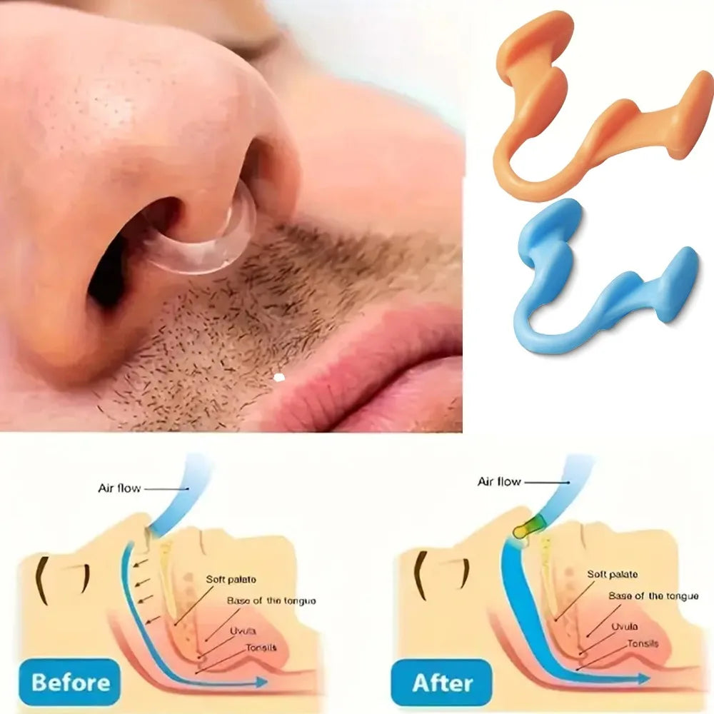 Anti Snoring Nose Clip | Gentle Sleep Aid for Men and Women close-up view