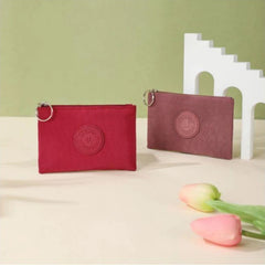 Casual Solid Nylon Coin Purse | Multi-Purpose Zipper Wallet Pouch alternate view