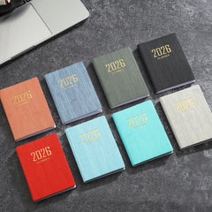 A7 2026 English Planner Book – Mini Pocket Weekly Calendar