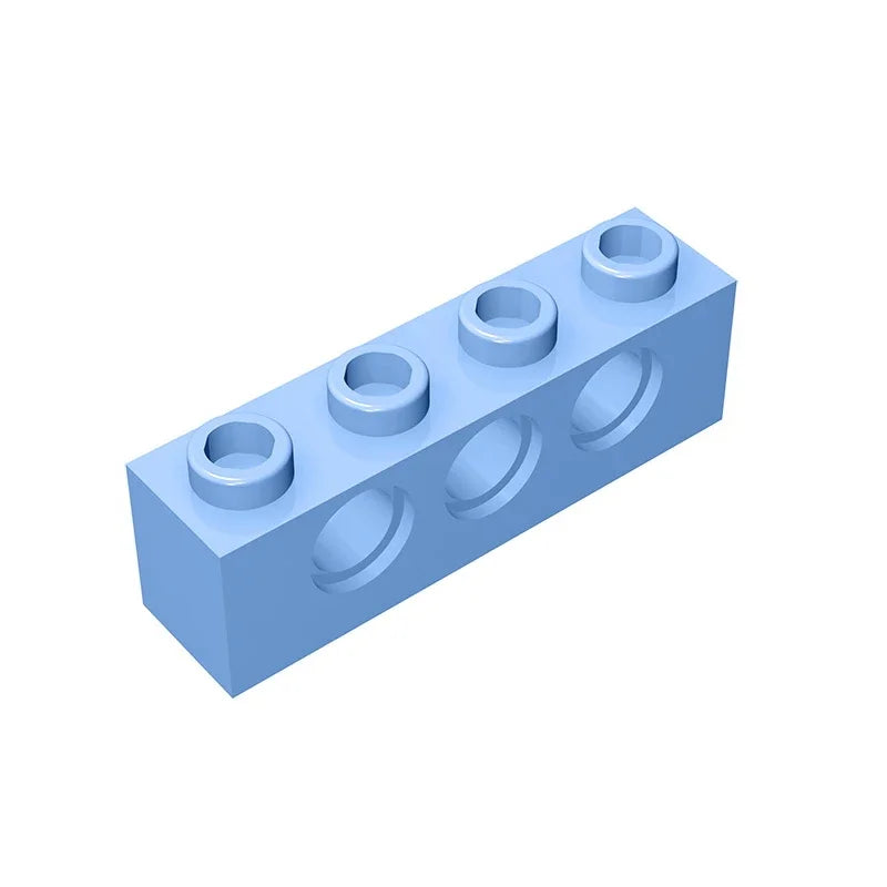 Gobricks GDS-625 Technical Brick 1x4 3-Hole | Compatible with Lego 3701 alternate view