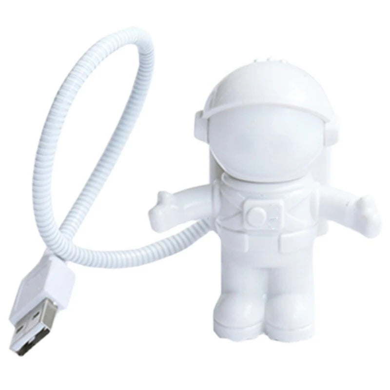 Astronaut LED Desk Lamp | Flexible USB Night Light for Reading and Work detail view