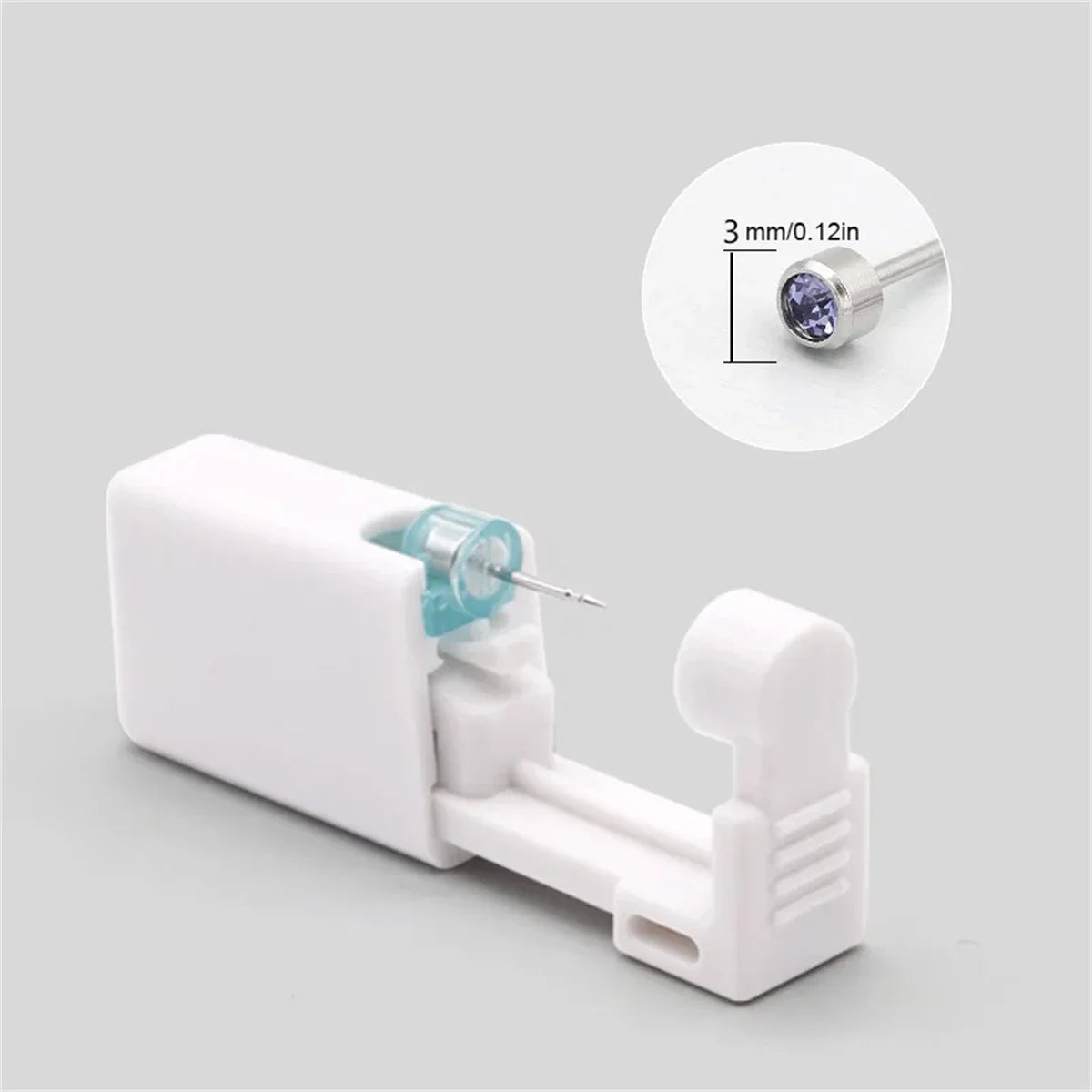 EVISPOL 1Pc Cartilage Tragus Helix Piercing Gun Disposable Sterile Ear Piercing Kit additional angle