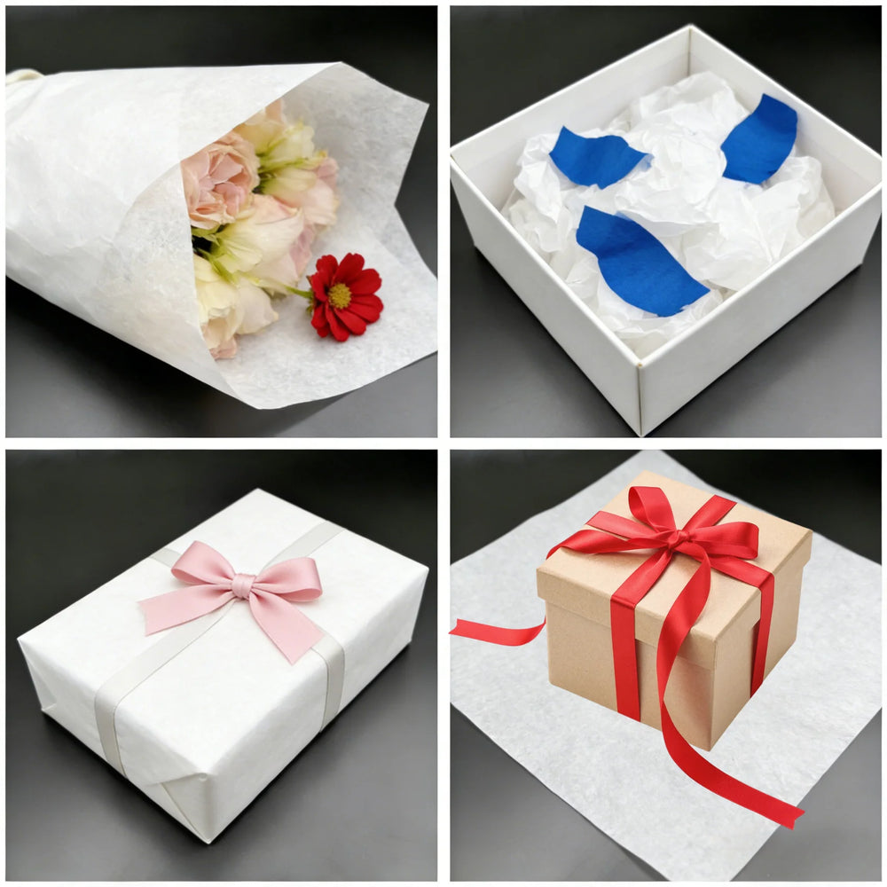 30-Piece White Tissue Paper Gift Wrap | Party & Valentine's Day Wrapping Sheets lifestyle view