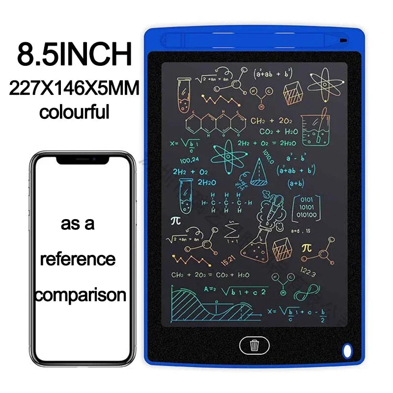 4.4/8.5/inch LCD Writing Tablet Drawing Board Kids Graffiti Sketchpad Toys Handwriting B detail view