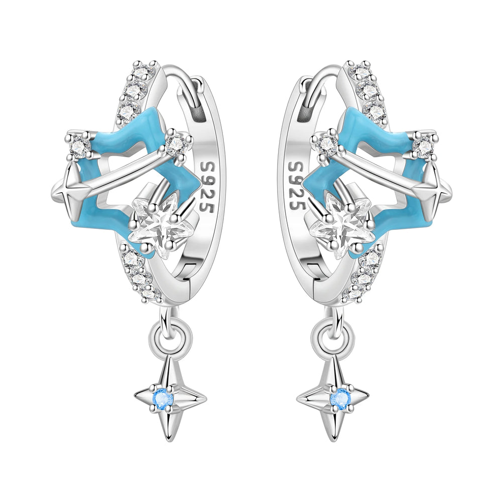 PANPOKI 925 Sterling Silver Cupid Arrow Love Earring Original Jewelry Drop Earrings Wome detail view
