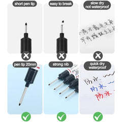 20mm Deep Hole Long Nib Markers Set | Multi-Purpose Perforating Pen for Metal, Wood, alternate view