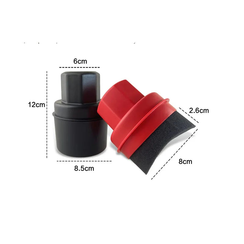 Curved Tire Waxing Sponge Applicator