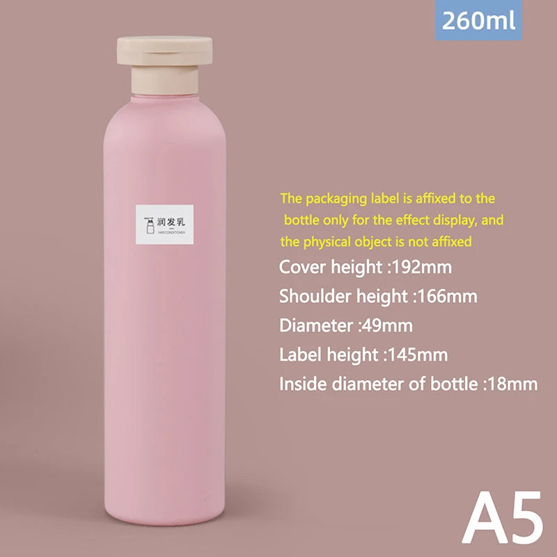 100ML-300ML PE Plastic Shampoo Shower Gel Foaming Soap Dispensers Refillable Bottles alternate view