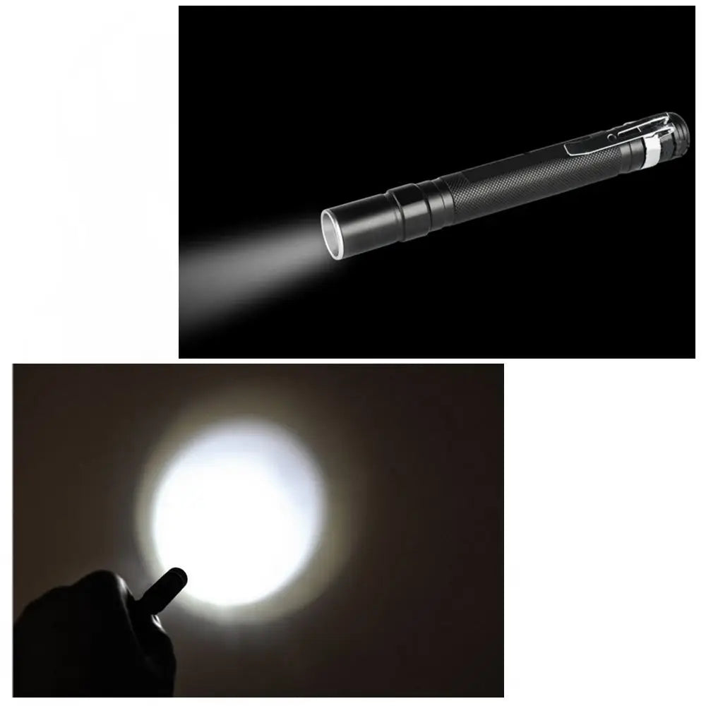 Alonefire 3W XPE LED Mini Penlight Flashlight | Portable Zoom Pocket Torch additional angle
