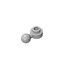 Gobricks GDS-1500 Hinged Plate 1x1 with Ball Head | Compatible Building Brick alternate view