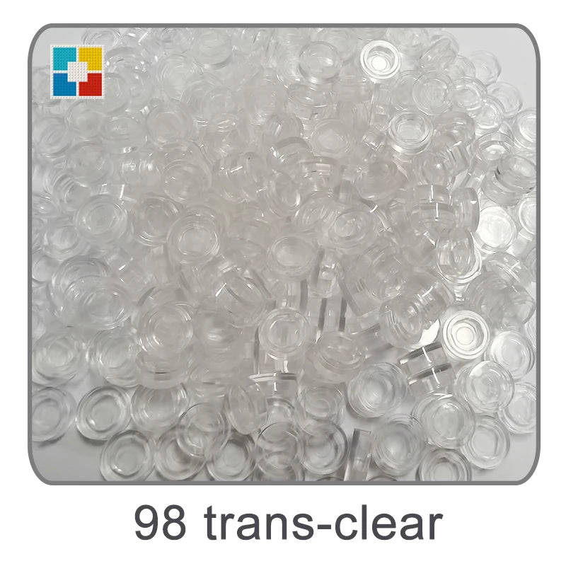 1000Pcs Tile 1x1 Round Building Blocks | 52 Color DIY Educational Creative Toy Set detail view