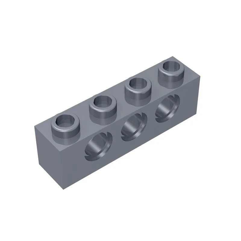 Gobricks GDS-625 Technical Brick 1x4 3-Hole | Compatible with Lego 3701 additional angle