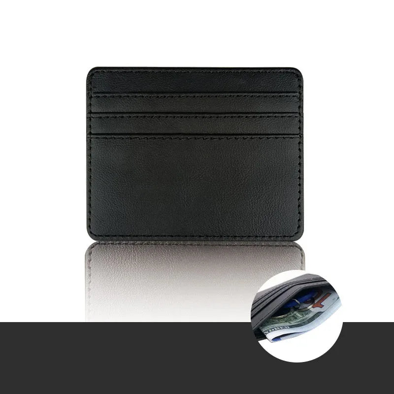 Ultra Thin Mini Card Holder Wallet | Simple RFID Blocking Credit Card Case detail view