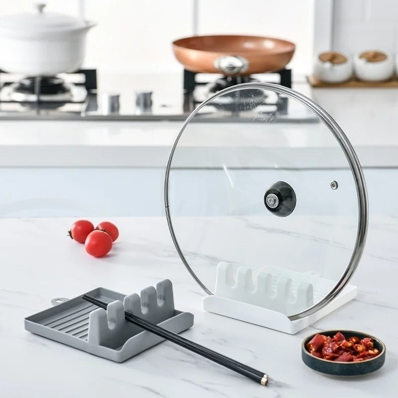 Spoon Holders Fork Spatula Rack Shelf Organizer Plastic Chopsticks Holder Non-slip Spoon detail view