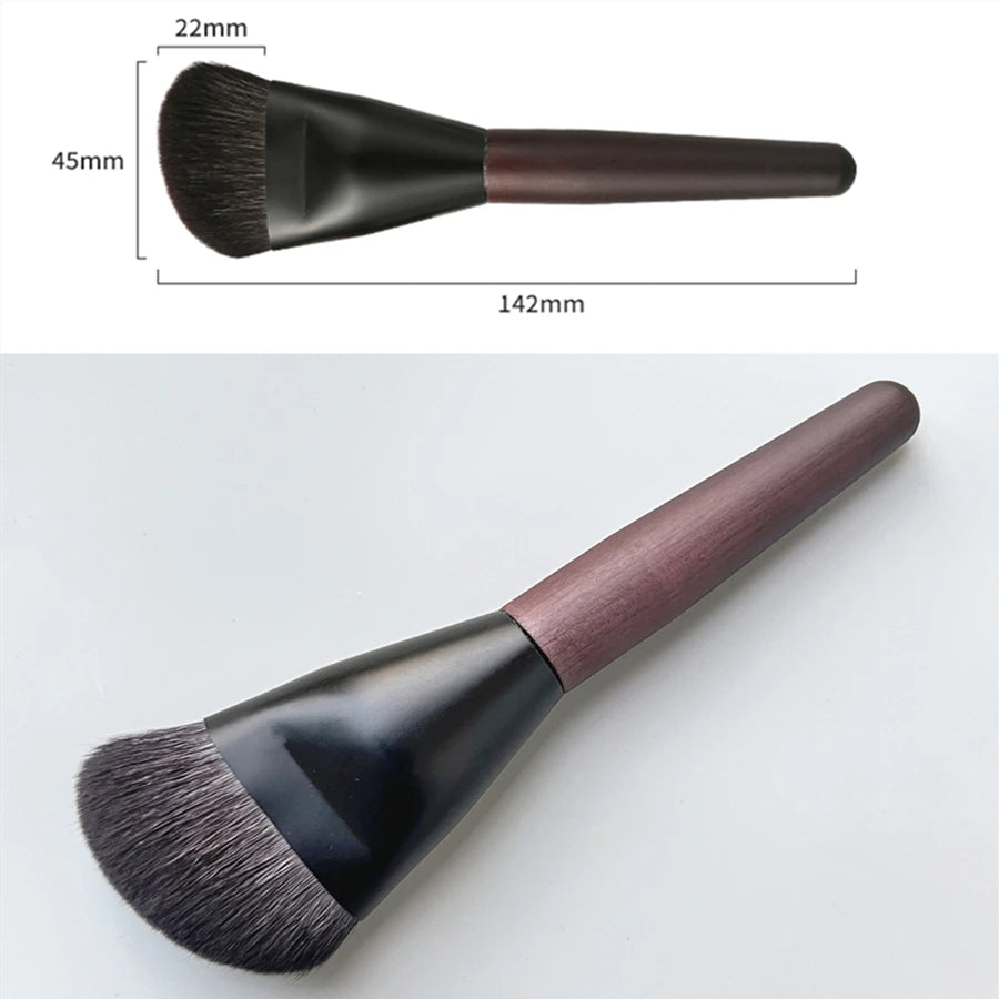 Shaped Sculpting Foundation Brush Contour Goat Hair Multifunctional Concealer Makeup lifestyle view