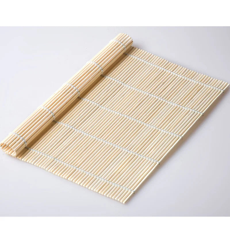 1Pcs Sushi Curtain Rolling Mat Sushi Spoon DIY Onigiri Rice Roller Kitchen Gadgets additional angle