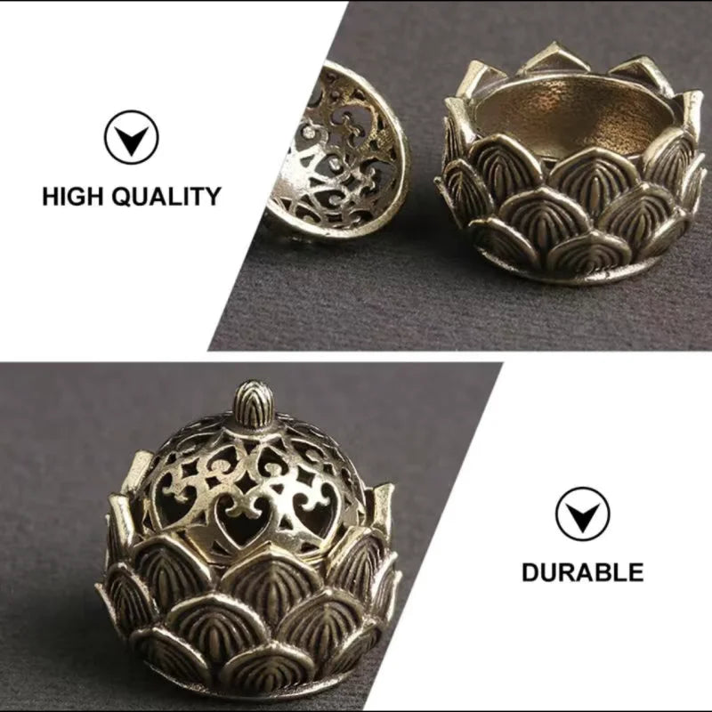 Lotus Incense Holder | Mini Asian Style Cone Burner Zen Decor Gift lifestyle view