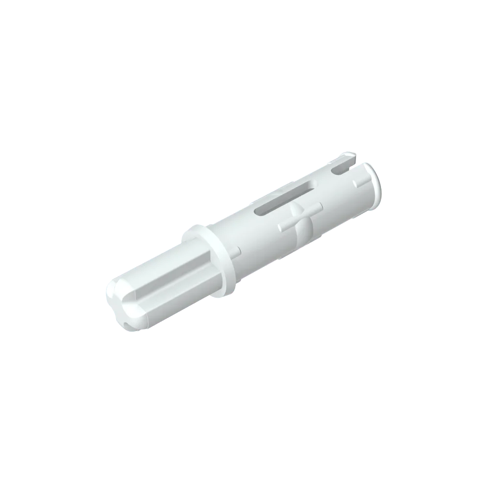 Gobricks GDS-929 Axle Pin 3L with Friction Ridges | Compatible Building Block for Tech close-up view