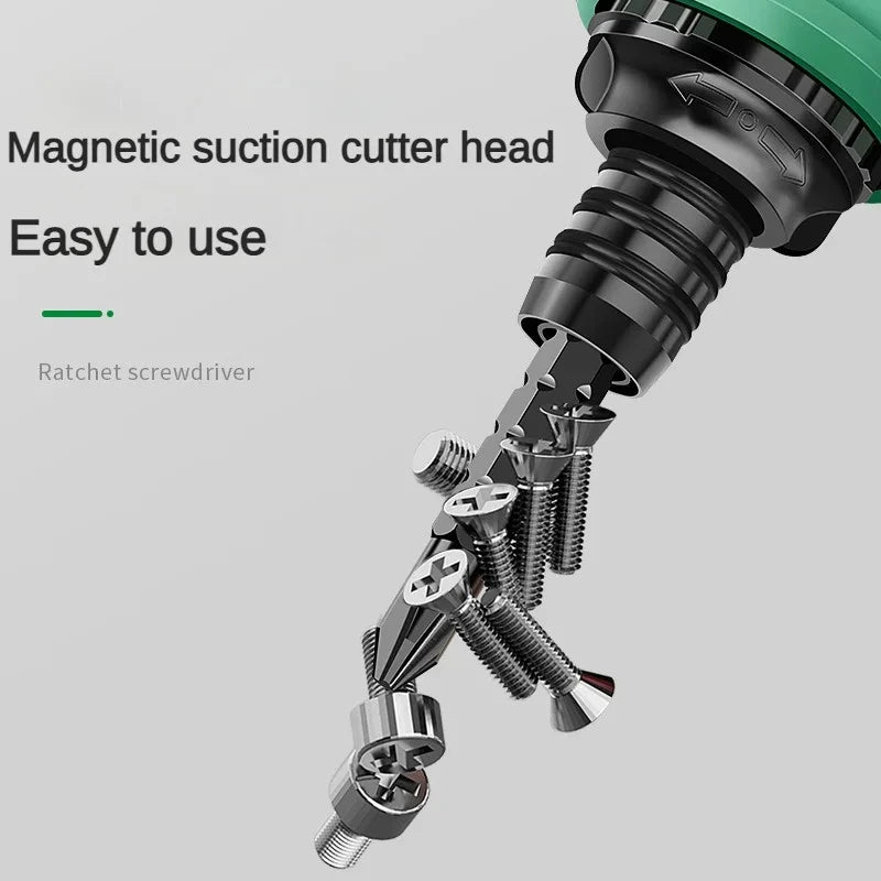 Ratchet Screwdriver Set with Multifunctional Adjustable Bits | Precision Hand Tool Kit detail view