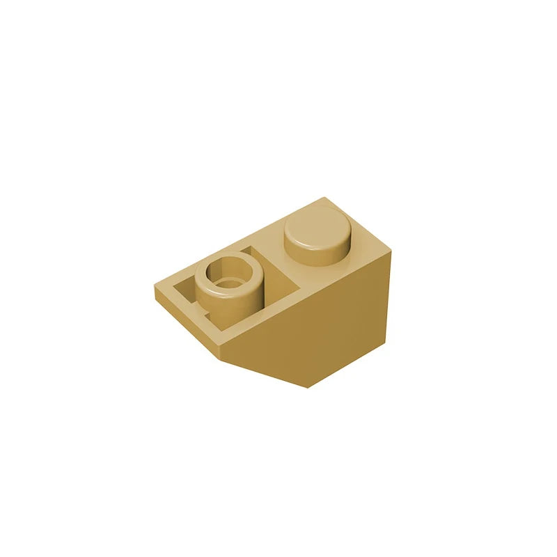 Gobricks GDS-597 Slope, Inverted 45 2x1 | Compatible Building Block for DIY additional angle