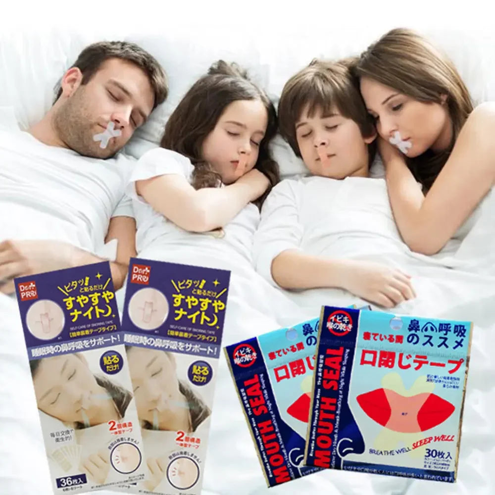 Anti Snoring Mouth Tape for Better Sleep | 30 or 150 Pcs close-up view