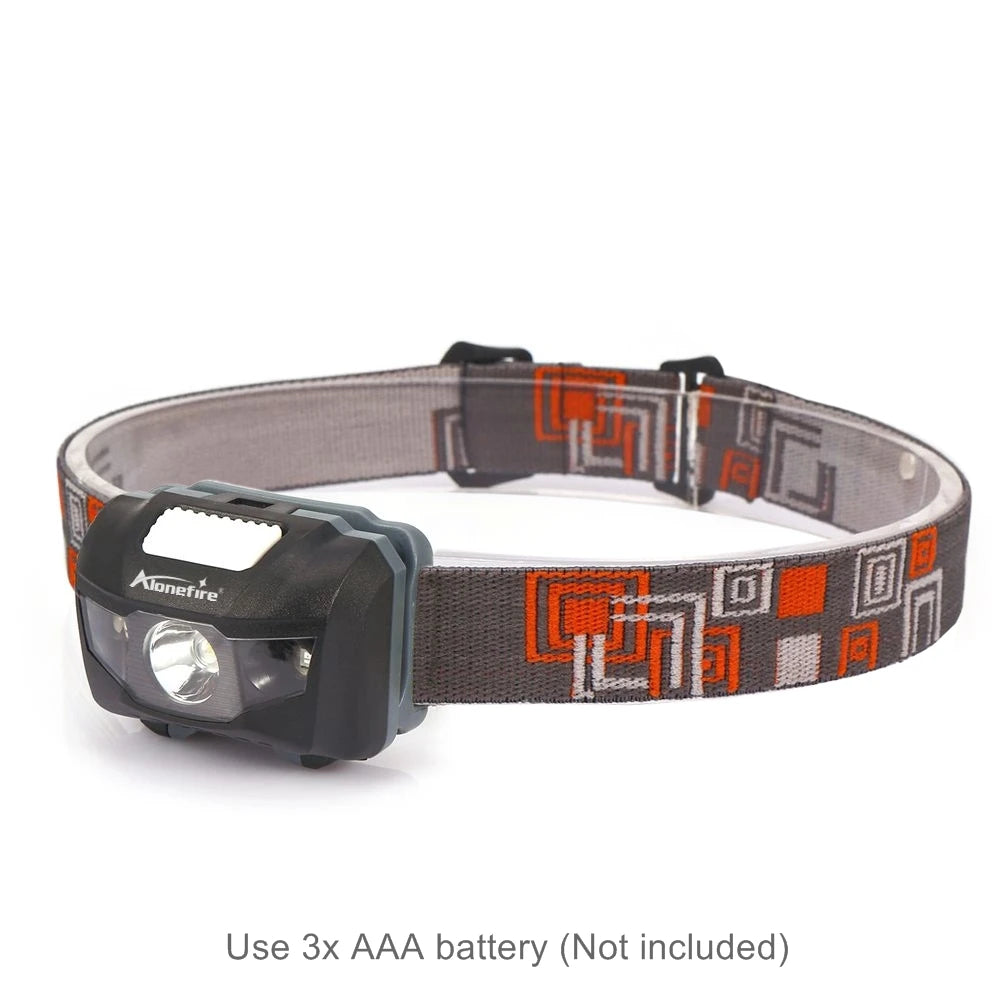 Alonefire HP30 3W LED Headlamp | White and Red Strobe Light for Outdoor Adventures alternate view