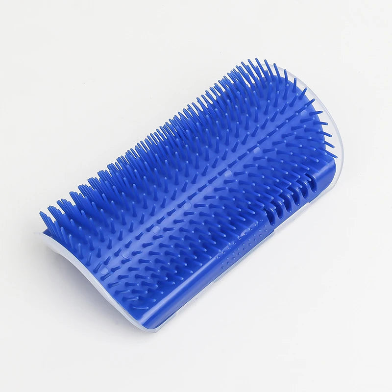 Cat Brush Comb Cat Toy with Catnip Cat Wall Brush Corner Cat Scratcher Massage Self G alternate view