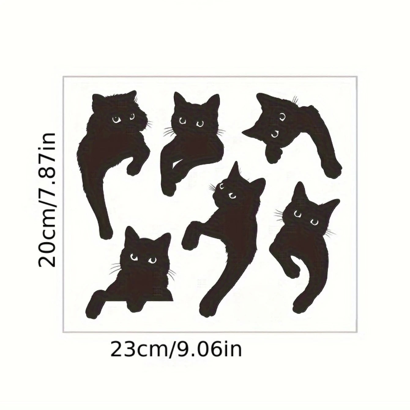 Cat Switch Stickers | Removable Vinyl Decals for Light Switches detail view