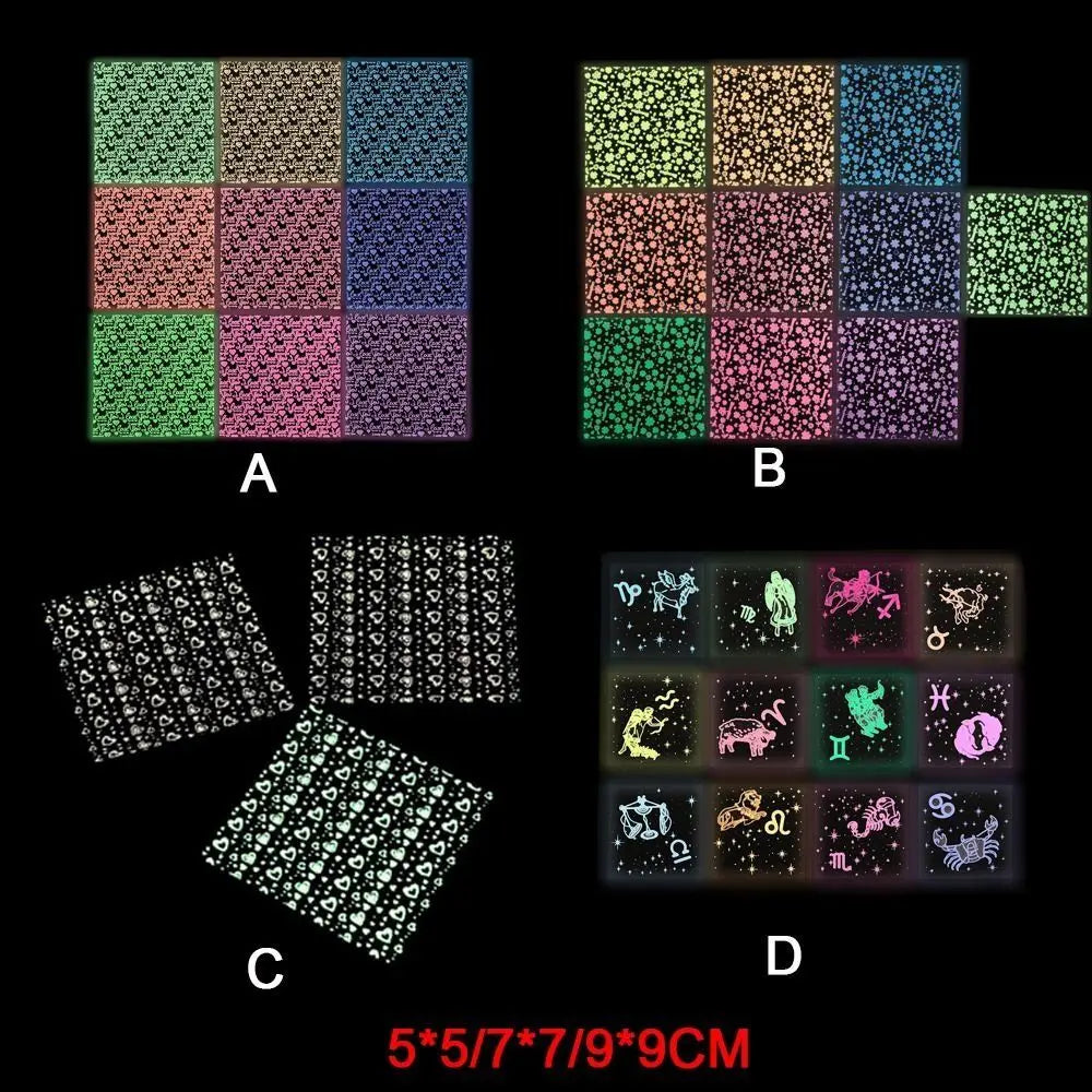 Luminous Origami Paper Square Scrapbook Paper Single-sided Printing Card Paper Gift additional angle