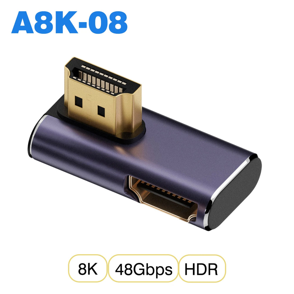 NNBILI HDMI 2.1 Cable Adapter | Mini Micro HDMI to HDMI Converter 48Gbps 8K@60Hz detail view