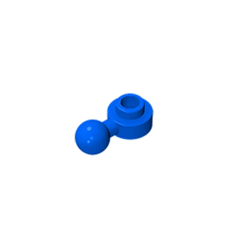 Gobricks GDS-1500 Hinged Plate 1x1 with Ball Head | Compatible Building Brick detail view