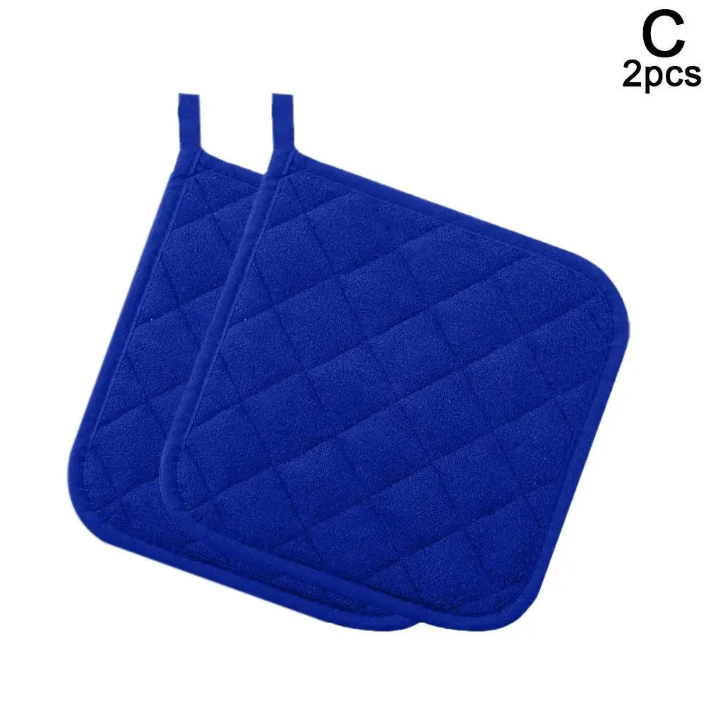 Thickened Cotton Square Placemat | Heat Resistant Table Mat for Dining Table lifestyle view