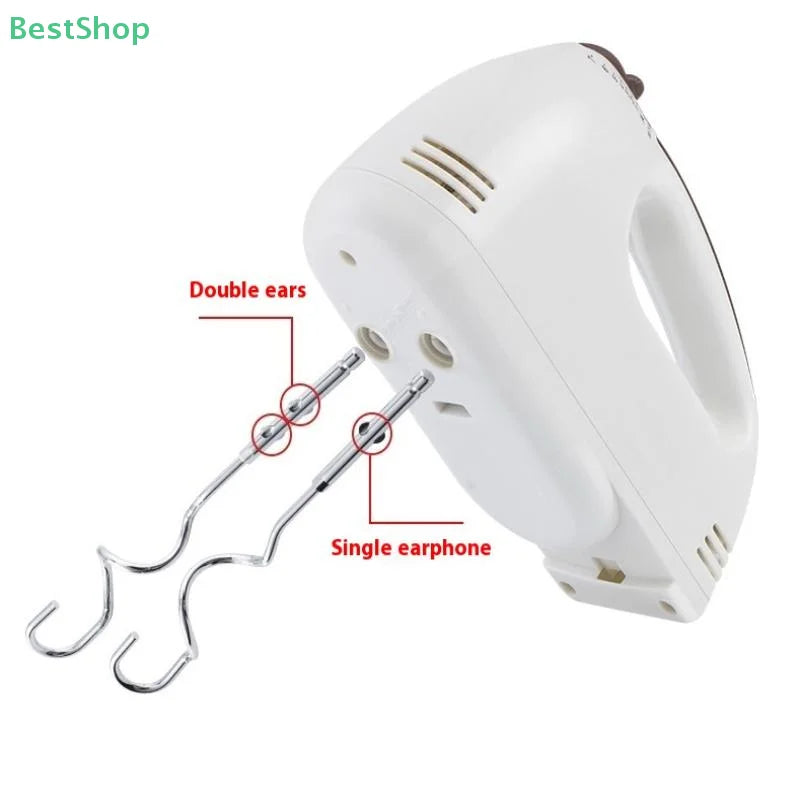 Stainless Steel Handheld Egg Whisk | Electric Mixing Stick for Baking additional angle