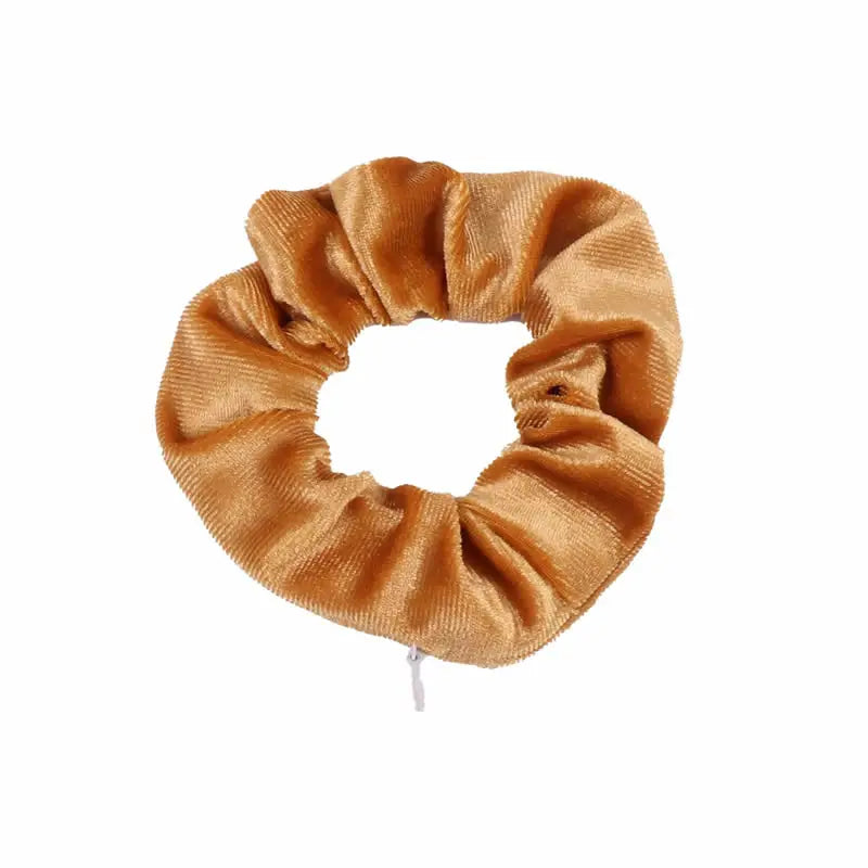Portable ⁣Sight Secret Hair Tie Hidden Safe Storage Case Hair Scrunchie With Zipper H lifestyle view