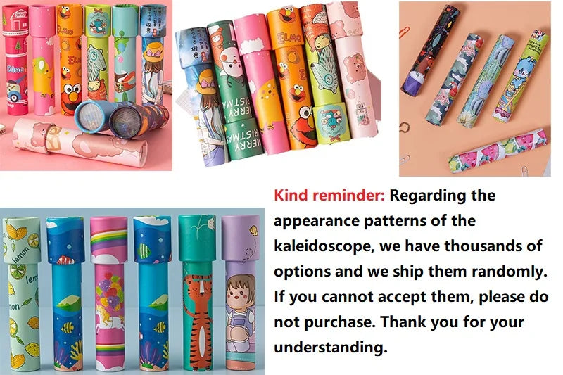 1pcs Kaleidoscope Classic Nostalgic Child Science Experiment Toys Parent-child Interacti detail view