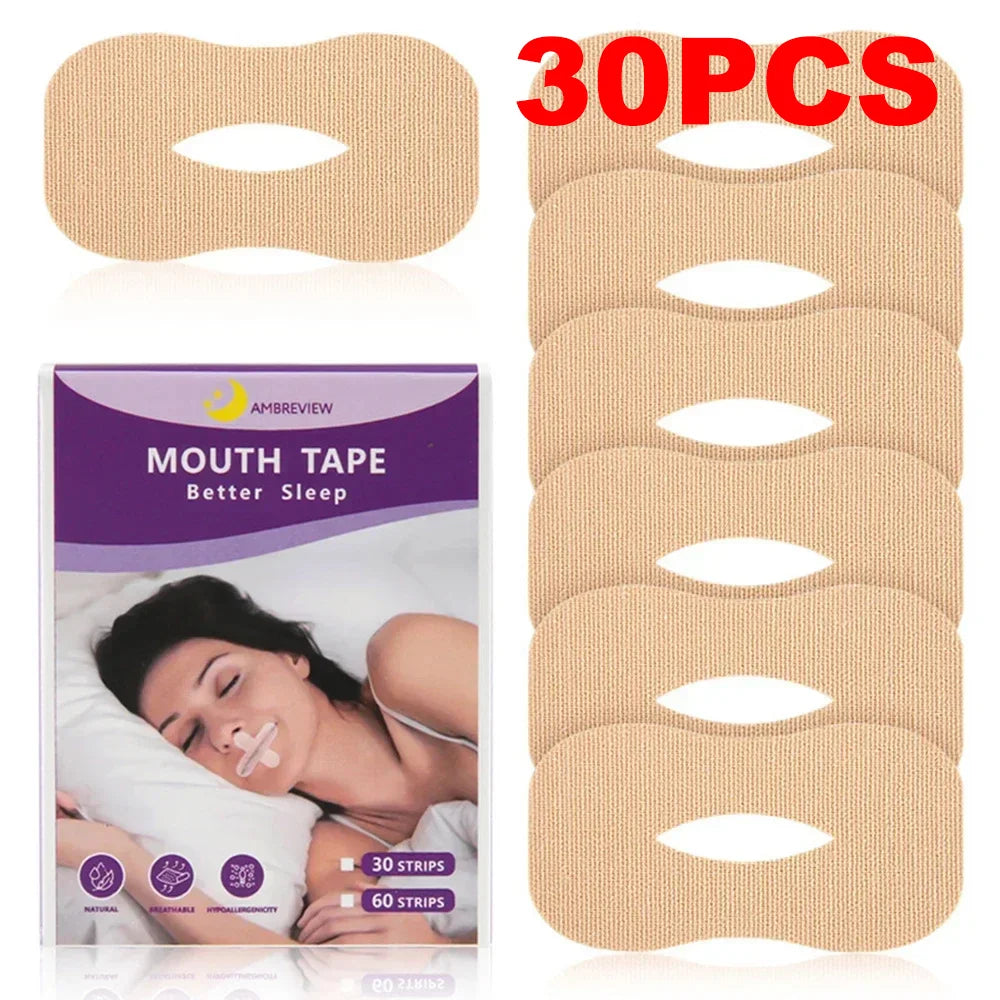 Anti-Snoring Mouth Strips for Children and Adults | Night Breathing Aid lifestyle view