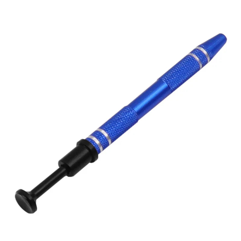 1Pc Surgical Steel Professional Push in Syringe Type Quad Prong, Small Bead Holder additional angle