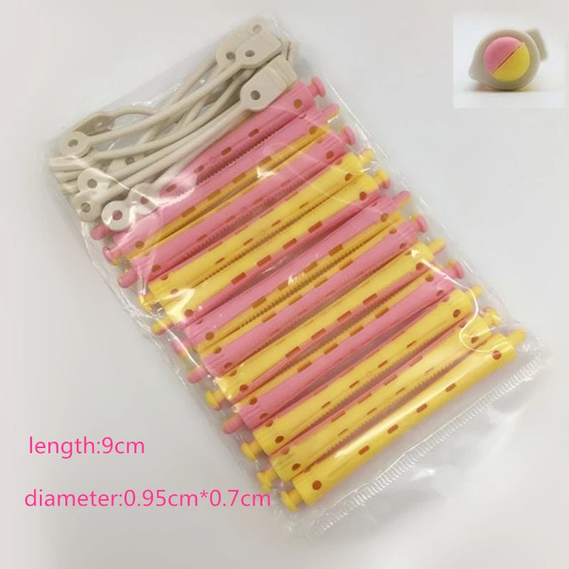12pcs Heatless Hair Curler Set | No Heat Soft Flexi Rods for Natural Curls additional angle