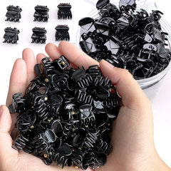 10-100pcs Small Hair Claw Clips for Women Girls Korean Mini Black Transparent Plastic Clips Hairpin Kid Hair Styling Accessories