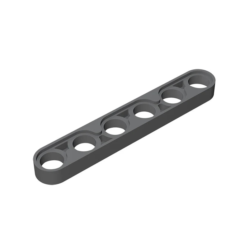 Gobricks GDS-694 Technical Liftarm Thin 1 x 6 | Compatible Building Block Piece additional angle