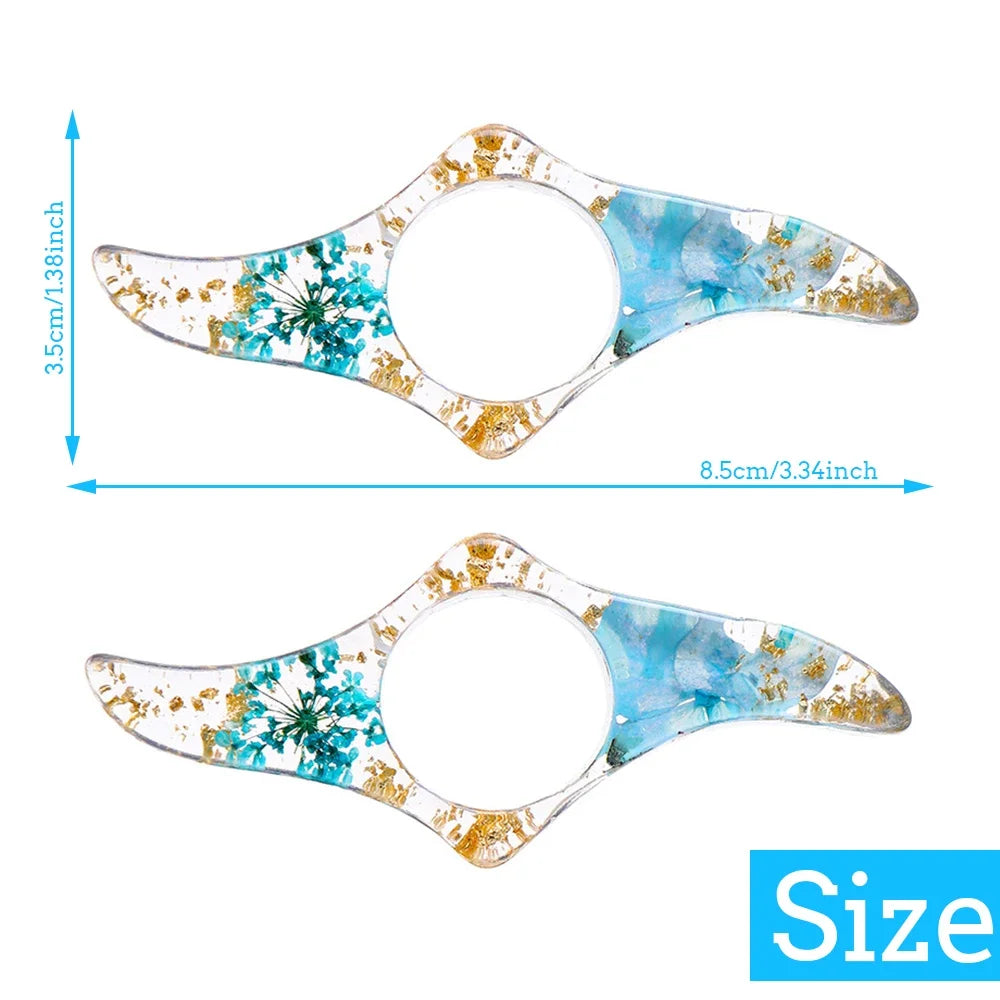 Exquisite Dried Flowers Thumb Book Support Book Page Holder Reading Aid Convenient additional angle